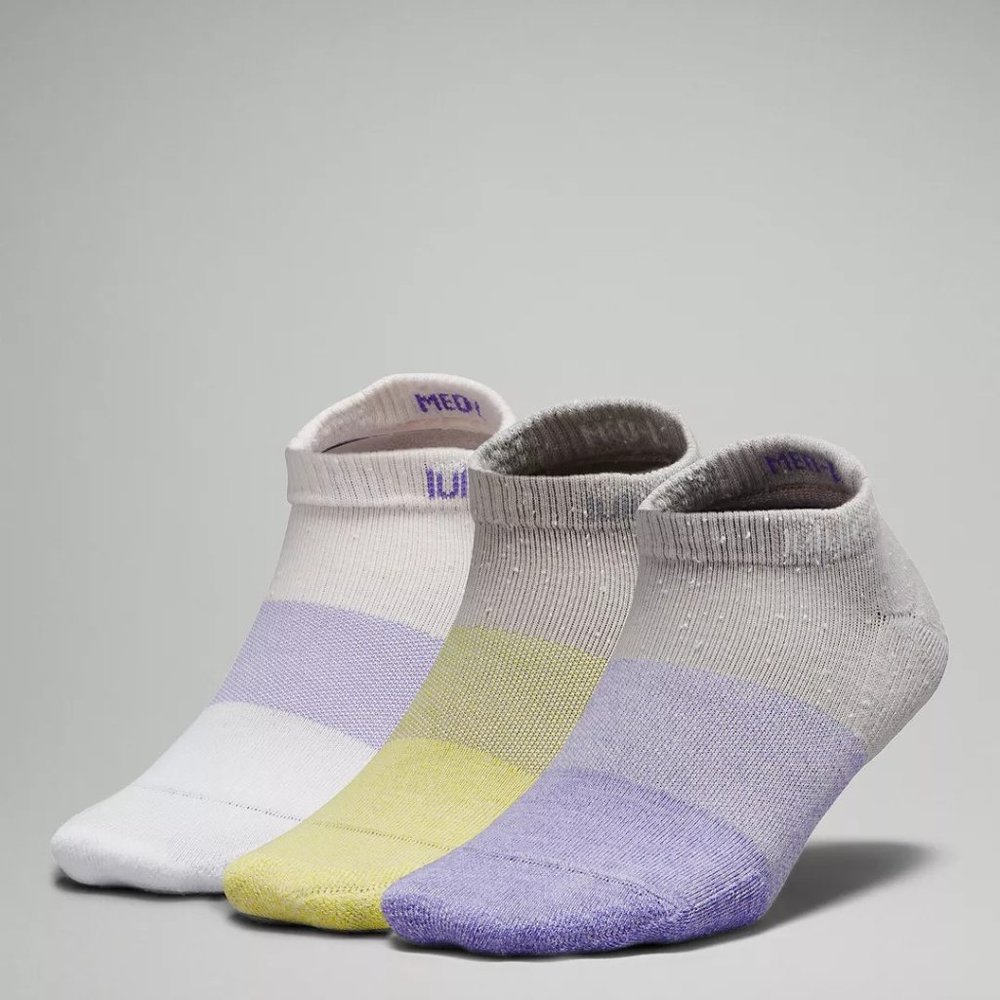 lululemon Daily Stride Ankle Socks - 3 pack - Size L  NWT